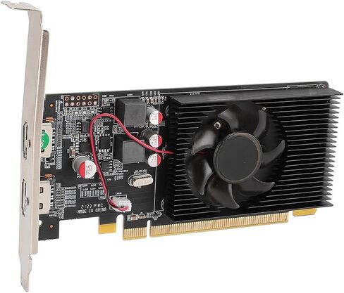 بطاقة رسومات VBESTLIFE HD6570 سعة 2 جيجابايت، وحدة معالجة الرسومات DDR3 64 بت، 650 ميجا هرتز 533 ميجا هرتز، PCIE 2.0 x16 بطاقة فيديو ألعاب الكمبيوتر المكتبي مع منفذي HDMI in Saudi Arabia