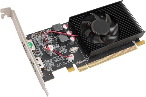 بطاقة رسومات VBESTLIFE HD6570 سعة 2 جيجابايت، وحدة معالجة الرسومات DDR3 64 بت، 650 ميجا هرتز 533 ميجا هرتز، PCIE 2.0 x16 بطاقة فيديو ألعاب الكمبيوتر المكتبي مع منفذي HDMI in Saudi Arabia