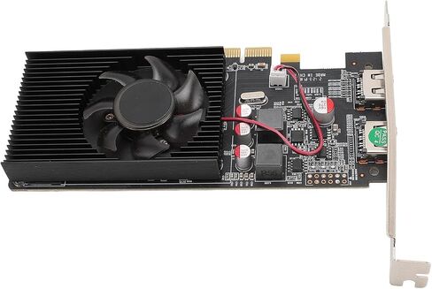 بطاقة رسومات VBESTLIFE HD6570 سعة 2 جيجابايت، وحدة معالجة الرسومات DDR3 64 بت، 650 ميجا هرتز 533 ميجا هرتز، PCIE 2.0 x16 بطاقة فيديو ألعاب الكمبيوتر المكتبي مع منفذي HDMI in Saudi Arabia