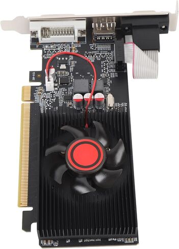 VBESTLIFE GT220 1GB Graphics Card, DDR3 64 Bit GPU, PCIE 2.0 16X Gaming Video Card, Desktop Computer Graphics Card with HDMI, DVI, VGA Ports in Saudi Arabia
