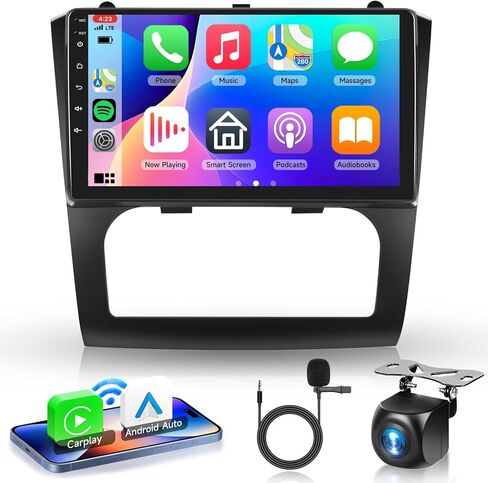2G+64G Android 13 Car Stereo for Nissan Altima Auto A/C 2008-2012 with Wireless Carplay Android Auto, 9 Inch Touch Screen Radio Support GPS/WiFi/Bluetooth/FM/SWC/Backup Camera in Saudi Arabia