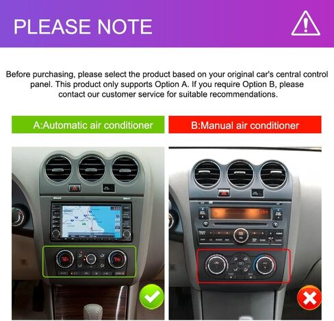 2G+64G Android 13 Car Stereo for Nissan Altima Auto A/C 2008-2012 with Wireless Carplay Android Auto, 9 Inch Touch Screen Radio Support GPS/WiFi/Bluetooth/FM/SWC/Backup Camera in Saudi Arabia