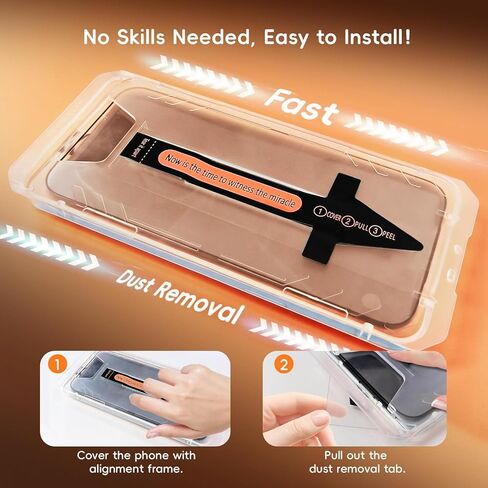 2 + 1 واقي شاشة لهاتف iPhone 17 مع واقي عدسة الكاميرا تغطية كاملة طبقة من الزجاج المقسى صلابة 9H مع صندوق خالٍ من الغبار in Kuwait