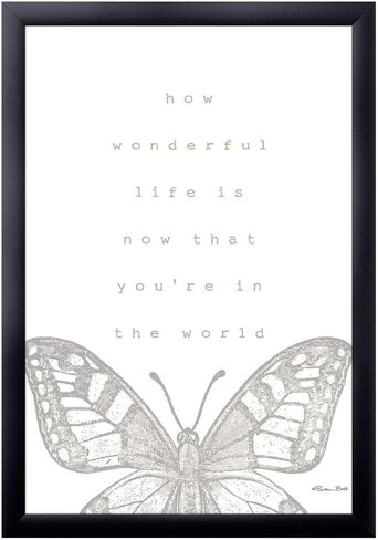 Nursery Baby Wall Art, Nursery How Wonderful Life Is Custom Framed Home Décor, 12x16, 50 Custom Frame Options in Saudi Arabia