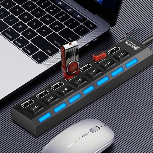 Signal Dock – منفذ USB Hub للتنظيم | وحدة تقسيم البيانات الرفيعة، ومنافذ التحكم بالأزرار، وتصميم موضع ثابت وميزات توسيع الاتصال لمناطق العمل المشتركة، Classroo in Saudi Arabia