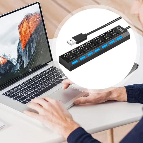 Signal Dock – منفذ USB Hub للتنظيم | وحدة تقسيم البيانات الرفيعة، ومنافذ التحكم بالأزرار، وتصميم موضع ثابت وميزات توسيع الاتصال لمناطق العمل المشتركة، Classroo in Saudi Arabia