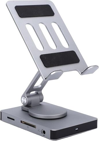 Tablet Docking Station Stand, 8 in 1 Type C Hub with Memory Card Slot 4K 60Hz 3.5mm Port 100W PD Fast Charge RJ45 USB 3.0, for Cellphone Tablet ROG Ally in Saudi Arabia