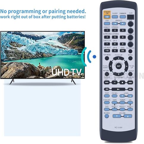 PZL جديد RC-518M استبدال جهاز التحكم عن بعد لاستقبال Onkyo AV XNR3007 HTR410 HTR420 HTR510 TXNR501 HT5760 HTS760 TXNR5007 TXSR201 TXSR501 TXSR502 TXNR901 in Kuwait