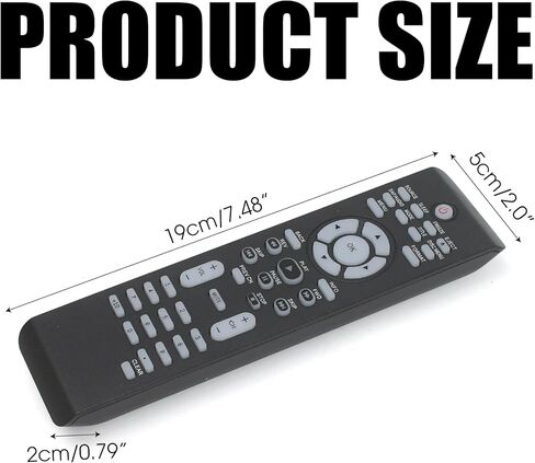 TV Remote Fit for Magnavox TV DVD Older, Replacement for NF801UD 19MD301B/F7 22MD311B/F7 26MD311B/F7 32MF369B/F7 42MF339B/F7 32MD350B 32MD301B/F7 26MD350B/F7, Television Control with Eject Button, ABS in Saudi Arabia