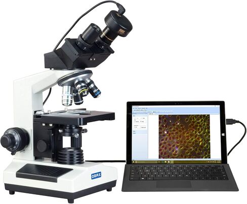 OMAX 40X-1000X Oil Darkfield Compound Binocular Microscope with 3.0MP USB Digital Camera in Saudi Arabia