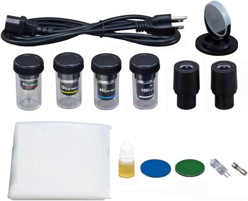 OMAX 40X-1000X Oil Darkfield Compound Binocular Microscope with 3.0MP USB Digital Camera in Saudi Arabia