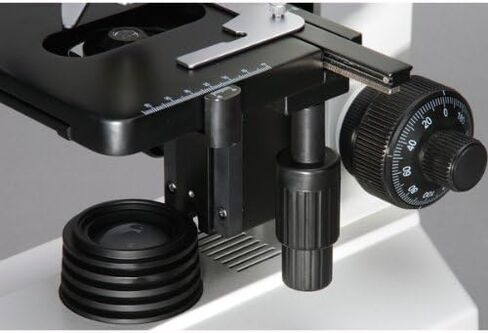 AmScope T390A-PCS مجهر ثلاثي العينيات مركب احترافي، تكبير 40X-1600X، عدسات WF10x وP16x، مجال مشرق وتباين الطور، إضاءة هالوجين، مكثف آبي، مرحلة ميكانيكية مزدوجة الطبقة، تبديل تلقائي 110 فولت - 220 فولت، يتضمن 3 فا in Saudi Arabia