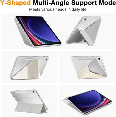 Custom Pictures Personalized Case for Samsung Galaxy Tab S10+/S10 Plus 12.4 inch(2024), Built-in Pencil Holder, Customized Photo Galaxy Tablet Case with Shockproof Protective Cover Clear PC Back Shell in Saudi Arabia