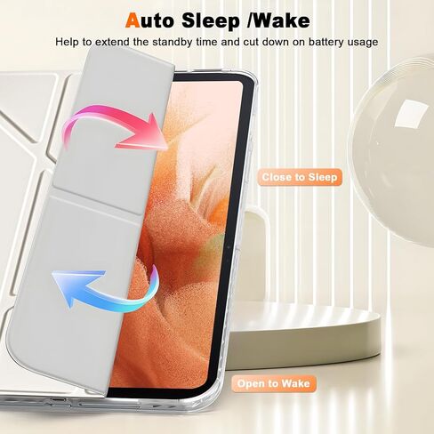 Custom Pictures Personalized Case for Samsung Galaxy Tab S10+/S10 Plus 12.4 inch(2024), Built-in Pencil Holder, Customized Photo Galaxy Tablet Case with Shockproof Protective Cover Clear PC Back Shell in Saudi Arabia