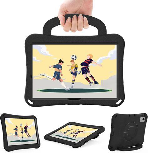 Dteck لجهاز Galaxy Tab A9+ 11 بوصة (SM-X210) حافظة مقاومة للصدمات مع مسند/حزام كتف، تصميم لطيف على شكل عنكبوت رائع من 3 طبقات، غطاء تابلت صلب مقاوم للصدمات وصديق للأطفال، أزرق/أحمر in Saudi Arabia