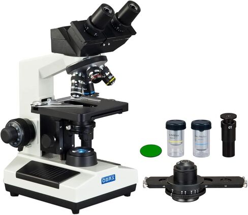 OMAX 40X-2000X Phase Contrast Built-in 3.0MP Digital Camera Compound Microscope w Replaceable LED Light in Saudi Arabia