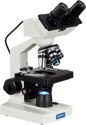 OMAX 40X-400X Binocular Compound Built-in 1.3MP Digital Microscope in Saudi Arabia