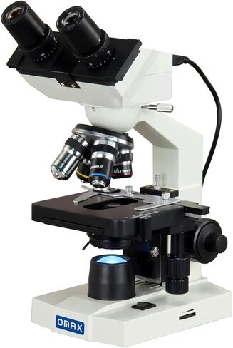 OMAX 40X-400X Binocular Compound Built-in 1.3MP Digital Microscope in Saudi Arabia