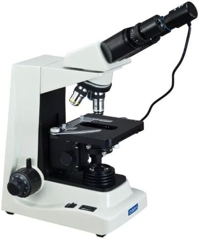 مجهر OMAX ذو التباين الرقمي المركب Siedentopf Plan Microscope 40X-1600X in Saudi Arabia