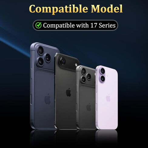 قطعتان من واقي زر التحكم في الكاميرا لهاتف iPhone 17/Air/17 Pro/17 Pro Max، غطاء واقٍ عالي الدقة من الزجاج المقوى المقاوم للخدش، مناسب لهاتف iPhone بنقرة جانبية على مفتاح الالتقاط باللمس (نظيف) in Kuwait