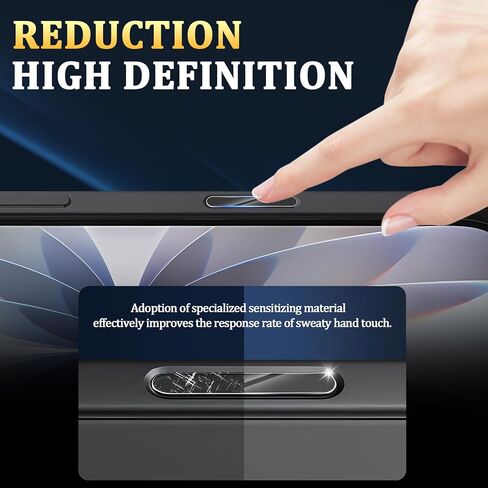 قطعتان من واقي زر التحكم في الكاميرا لهاتف iPhone 17/Air/17 Pro/17 Pro Max، غطاء واقٍ عالي الدقة من الزجاج المقوى المقاوم للخدش، مناسب لهاتف iPhone بنقرة جانبية على مفتاح الالتقاط باللمس (نظيف) in Kuwait