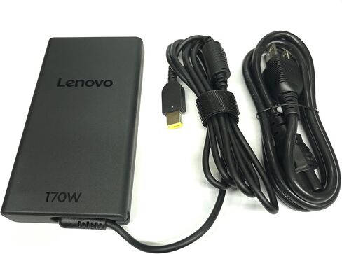 محول تيار متردد Lenovo 20V 8.5A 170W ADL170SLC3B لجهاز Lenovo Yoga Pro 16 Aura Ai، متوافق P/N: ADL170SCC3B، ADL170SDC3B، ADL170SLC3B. in Kuwait