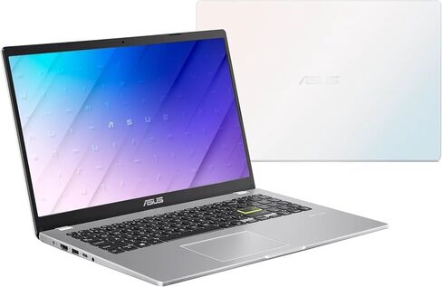 كمبيوتر محمول ASUS L510 للأعمال، شاشة FHD مقاس 15.6 بوصة، معالج Intel Celeron N4020، ذاكرة الوصول العشوائي 4 جيجابايت، تخزين eMMC سعة 128 جيجابايت، لوحة مفاتيح بإضاءة خلفية، Microsoft 365 لمدة عام، Windows 11 Home، أبيض مع ملحقات TGY in Saudi Arabia