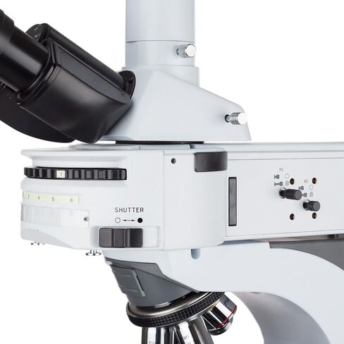 AmScope 40X-1000X مجهر فلورسنت عمودي مع برج دوار متعدد التصفية + كاميرا 10 ميجابكسل in Saudi Arabia