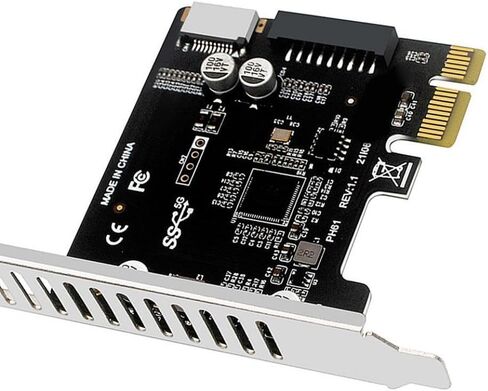 PCI-E إلى USB 3.0 Hub بطاقة تمديد الفاصل 19PIN متوافقة مع نماذج الكمبيوتر المكتبي استبدال ما بعد البيع in Kuwait