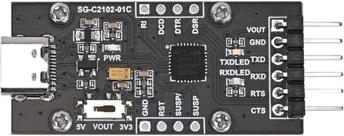 وحدة محول تسلسلي CP2102 USB إلى UART، محول USB من النوع C مع منطق 3.3 فولت/5 فولت، التوصيل والتشغيل لنظام التشغيل Windows/Mac/Linux، نقل بيانات ثابت in Kuwait