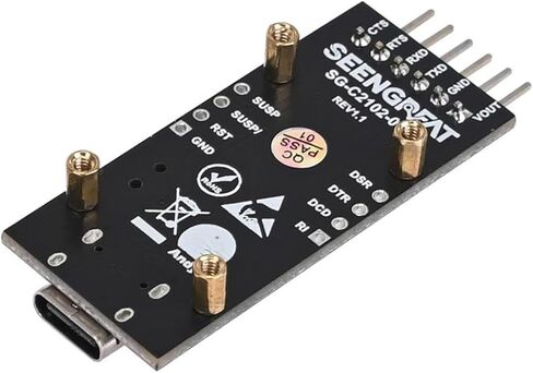 وحدة محول تسلسلي CP2102 USB إلى UART، محول USB من النوع C مع منطق 3.3 فولت/5 فولت، التوصيل والتشغيل لنظام التشغيل Windows/Mac/Linux، نقل بيانات ثابت in Kuwait