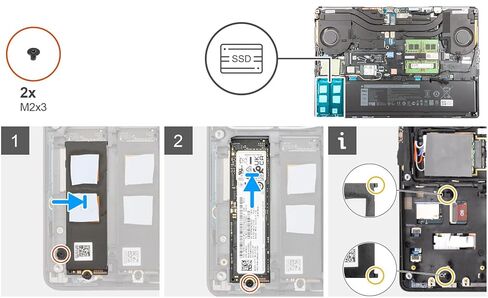 Deal4GO M.2 2280 SSD Thermal Plate Pad Heatsink Cover 79W4M 079W4M Replacement for Dell Precision 7550 7560 7750 7760 in Saudi Arabia