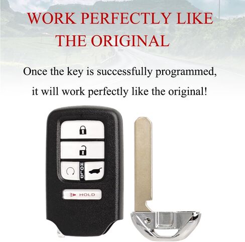 MechanMagic Smart Key Fob استبدال جهاز التحكم عن بعد يناسب Honda Pilot/Pilot Elite EX-L Touring/Passport 2019 2020 2021 2022 KR5T44 / KR5V44 72147-TG7-A61 زر التحكم عن بعد للدخول بدون مفتاح in Kuwait