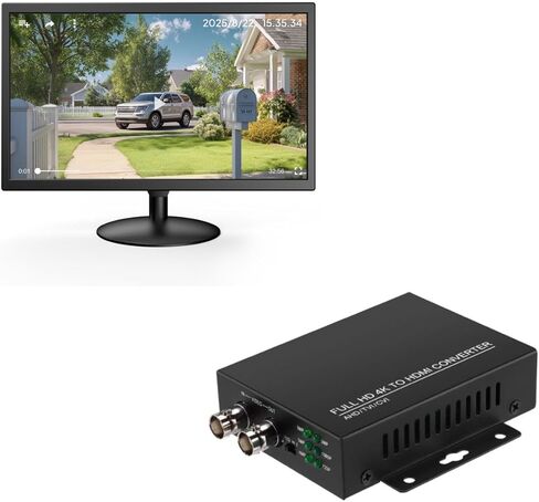 Eyoyo 22 Inch EM21A Monitor & TVI/CVI/AHD to HDMI Converter Adapter in Saudi Arabia