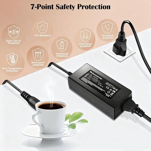 محول تيار متردد/تيار مستمر 19 فولت متوافق مع Minisforum MS-01 MS01 Mini Workstation Series Core i9-13900H 32 جيجابايت ذاكرة وصول عشوائي 1 تيرابايت SSD PC HDMI USB4 8K Display LAN M.2 19VDC 9.47A 180W شاحن سلك إمداد الطاقة in Kuwait