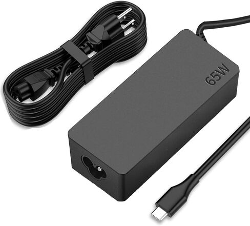 شاحن كمبيوتر محمول USB C بقدرة 65 واط متوافق مع Acer Aspire 14 16 A14-52M A16-71M، Swift 14 16 3 5 7 SF16-51، Go 14 15 16 AG15-71P، Edge 16 SFE16-44، Vero 16 14 AV14-52P، Chromebook Spin 514 714 محول تيار متردد in Kuwait