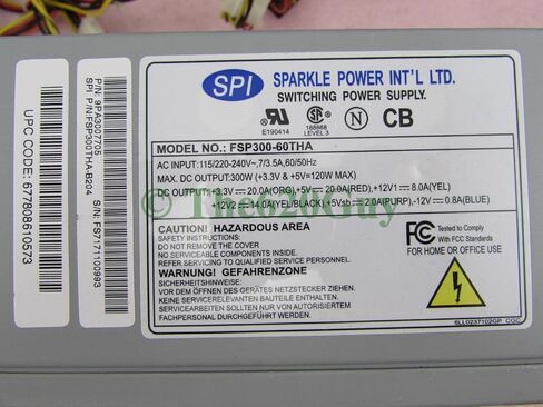 SPI FSP300-60THA 300W 300 Watts Switching Power Supply FSP300THA-B204 9PA3007705 in Saudi Arabia