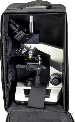 OMAX 40X-1000X Trinocular Biological Compound LED Microscope with Vinyl Carrying Case in Saudi Arabia