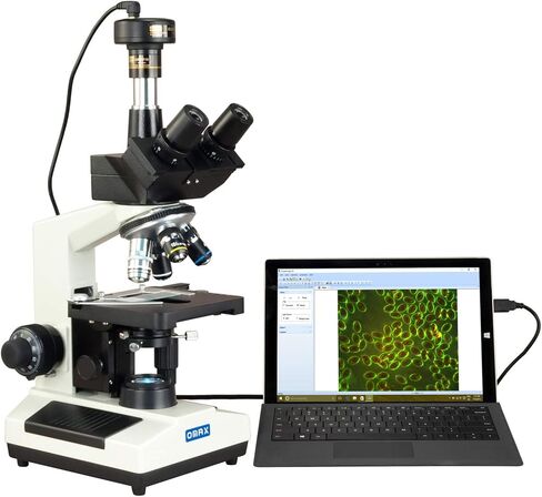 OMAX 40X-2000X Compound Advance Darkfield Trinocular LED Microscope with 5.0MP Digital Camera in Saudi Arabia