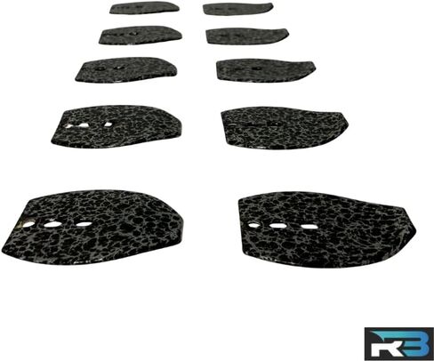 10 Silver Crinkle Custom Fishing Swim Jig Blades wClips & Split Rings Included! in Saudi Arabia