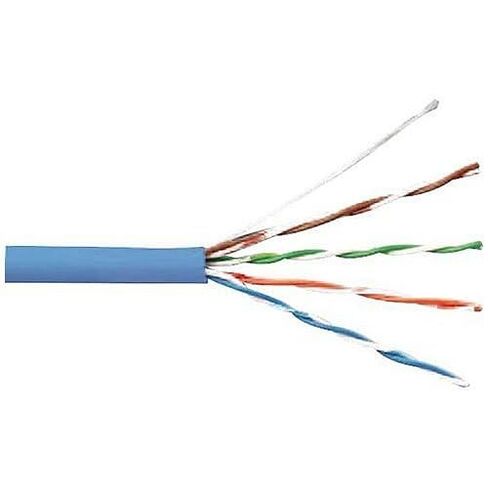 كابل Siemon Solution 6 UTP، Cat 6، سترة PVC زرقاء، 1000 قدم، 24 AWG in Kuwait