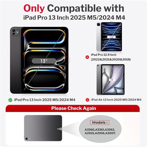 bersem 2 Pack Paperfeel (AlignGuard Pro) Screen Protector Compatible with iPad Pro 13 Inch M5 2025 / M4 2024, Crafted for Natural Writing, High Sensitivity, Less Reflection in Saudi Arabia