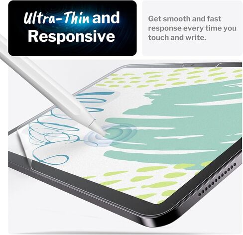 bersem 2 Pack Paperfeel (AlignGuard Pro) Screen Protector Compatible with iPad Pro 13 Inch M5 2025 / M4 2024, Crafted for Natural Writing, High Sensitivity, Less Reflection in Saudi Arabia