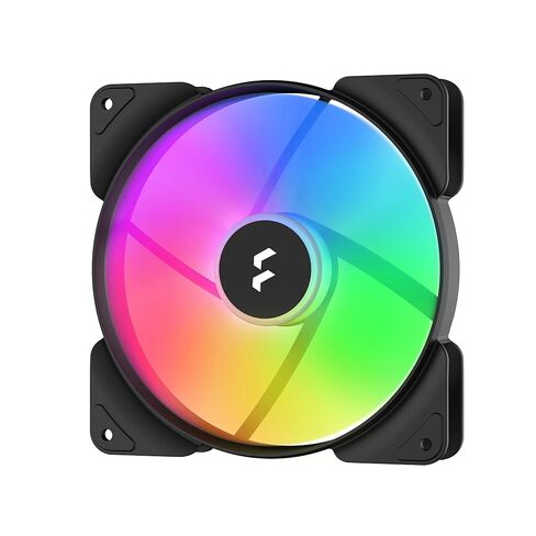 جانب تصميم كسورية 14 RGB أسود 4pinPWM 3-Pack PC Case Fan 14cm Daisy Chain FD-F-AS1-1407 FN1515 in Kuwait