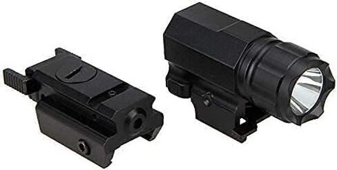 GOTICAL Beretta M9 Mount Picatinny حامل السكك الحديدية للصيد والرماية | محول السكك الحديدية Beretta M9، مقابض قوية، عناصر متينة (حامل السكك الحديدية ومصباح يدوي) in Kuwait