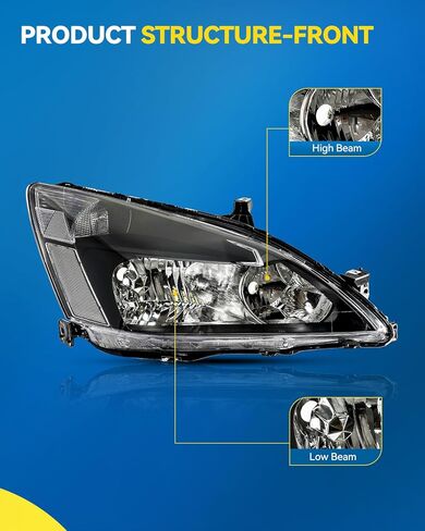 مجموعة المصابيح الأمامية PHILTOP لسيارة Toyota Camry 2015 2016 2017، مصباح أمامي هالوجين كروم مبيت عدسة شفافة عاكس كهرماني، طراز OE بديل للسائق وجانب الركاب in Saudi Arabia