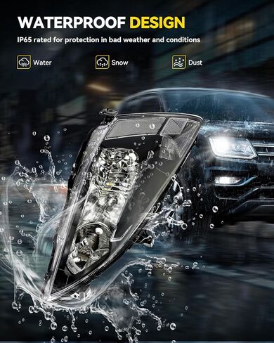 مجموعة المصابيح الأمامية PHILTOP لسيارة Toyota Camry 2015 2016 2017، مصباح أمامي هالوجين كروم مبيت عدسة شفافة عاكس كهرماني، طراز OE بديل للسائق وجانب الركاب in Saudi Arabia