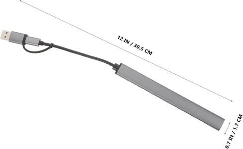 Homoyoyo عالي السرعة 7 منافذ USB Hub موسع لأجهزة الكمبيوتر المحمول التي تعمل بالطاقة USB تمديد قفص الاتهام للاستخدام المنزلي والمكتب والسفر in Kuwait