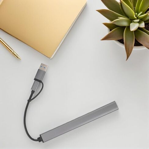 Homoyoyo عالي السرعة 7 منافذ USB Hub موسع لأجهزة الكمبيوتر المحمول التي تعمل بالطاقة USB تمديد قفص الاتهام للاستخدام المنزلي والمكتب والسفر in Kuwait