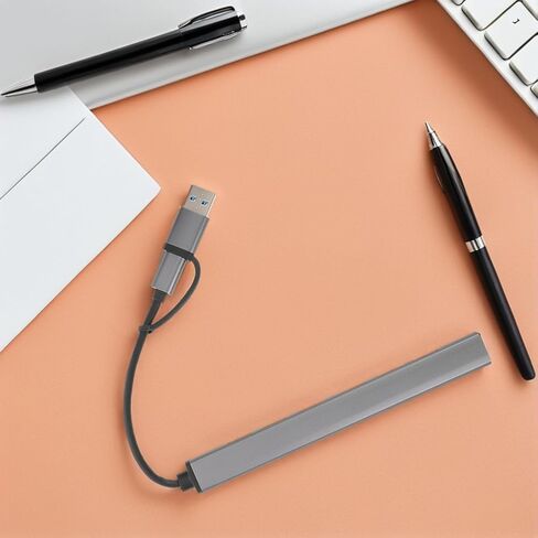 Homoyoyo عالي السرعة 7 منافذ USB Hub موسع لأجهزة الكمبيوتر المحمول التي تعمل بالطاقة USB تمديد قفص الاتهام للاستخدام المنزلي والمكتب والسفر in Kuwait